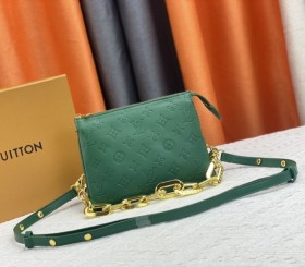 Louis Vuitton Coussin BB Emerald Green Bag - Leather Strap