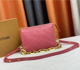 Louis Vuitton Coussin BB Bag In Fluo Pink With Leather Strap