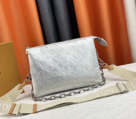 Louis Vuitton Coussin PM Silver Bag - Jacquard Strap
