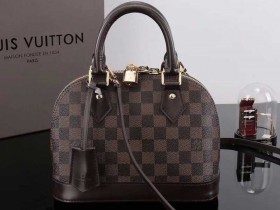Louis Vuitton Damier Ebene Canvas Alma BB Handbag