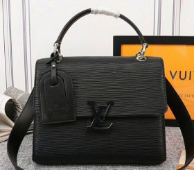 Louis Vuitton Epi Leather Grenelle MM Bag In Black