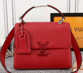 Louis Vuitton Epi Leather Grenelle MM Bag - Red