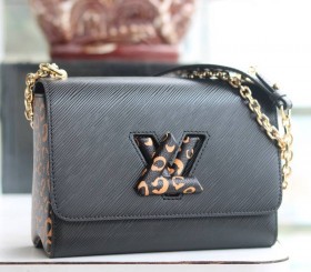 Louis Vuitton Epi Leather Jungle Edition Twist MM Bag - Black