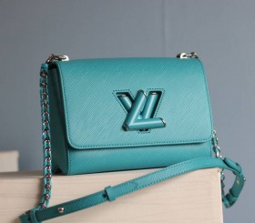 Louis Vuitton Epi Leather Twist MM Bag - Celestial Blue