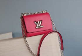 Louis Vuitton Epi Leather Twist Mini Bag - Pink
