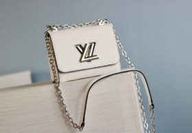 Louis Vuitton Epi Leather Twist Mini Bag In White