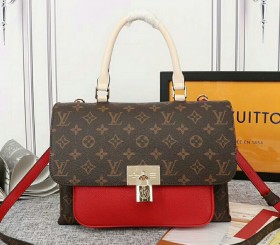 Louis Vuitton Monogram Canvas Marignan Bag In Coquelicot Red