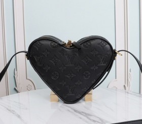 Louis Vuitton Monogram Empreinte Game On Coeur Bag - Black