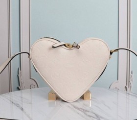 Louis Vuitton Monogram Empreinte Game On Coeur Bag In Cream