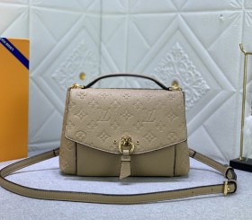 Louis Vuitton Monogram Empreinte Leather Blanche BB Handbag - Beige