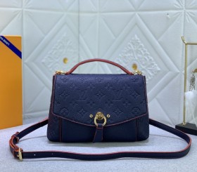 Louis Vuitton Monogram Empreinte Leather Blanche BB Handbag - Navy Blue
