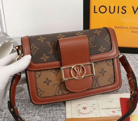 Louis Vuitton Monogram Reverse Canvas Mini Dauphine Bag