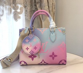 Louis Vuitton Spring 2022 Onthego PM Tote In Pastel Pink