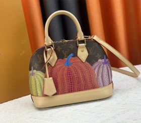 Louis Vuitton X YK Monogram Canvas Alma BB Handbag - Pumpkin