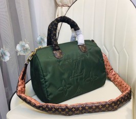 Louis Vuitton Econyl Regenerated Nylon Speedy Bandouliere 30 Handbag - Khaki Green
