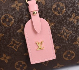 Louis Vuitton Monogram Canvas Petite Malle Souple Handbag - Peche