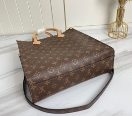 Louis Vuitton Monogram Canvas Sac Plat MM Carryall Bag