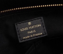 Louis Vuitton Monogram Canvas Soufflot MM Bag In Black