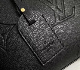 Louis Vuitton Monogram Empreinte Leather Petit Palais Handbag In Black