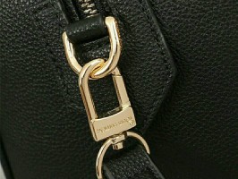 Louis Vuitton Monogram Empreinte Speedy Bandouliere 25 Handbag In Black