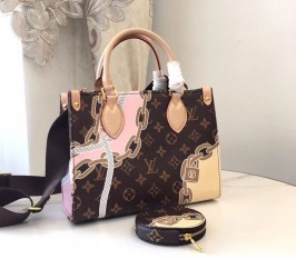 Louis Vuitton New Spring Monogram Canvas Onthego PM Tote In Nautical
