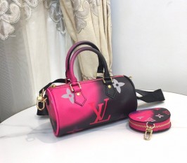 Louis Vuitton Spring 2022 Papillon BB Bag In Midnight Fuchsia