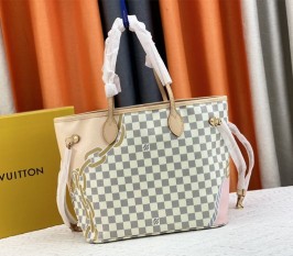 Louis Vuitton Spring 2023 Damier Azur Neverfull MM Tote In Nautical
