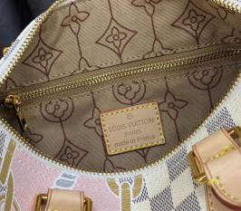 Louis Vuitton Spring 2023 Damier Azur Speedy Bandouliere 25 Handbag
