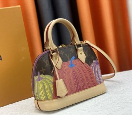 Louis Vuitton X YK Monogram Canvas Alma BB Handbag In Pumpkin