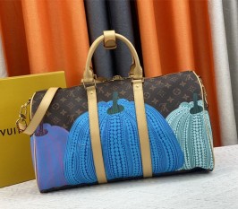 Louis Vuitton X YK Monogram Canvas Keepall 45 Luggage - Pumpkin