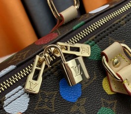 Louis Vuitton X YK Monogram Canvas Speedy Bandouliere 25 Handbag